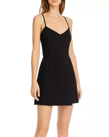 FRENCH CONNECTION Whisper Crossover Mini Dress | Bloomingdale's