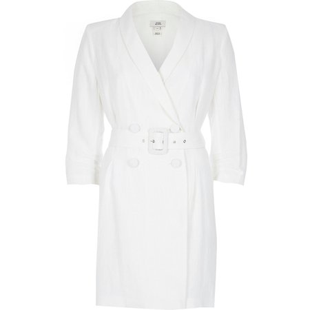 White tux bodycon dress - Bodycon Dresses - Dresses - women