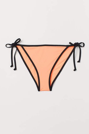 Tie Bikini Bottoms - Orange
