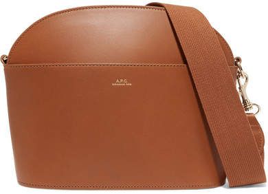 Gaby Leather Shoulder Bag - Tan