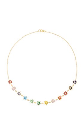 18K White Gold Diamond Necklace by Colette Jewelry | Moda Operandi