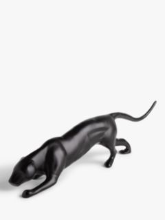 John Lewis Panther Sculpture, Black, L69cm