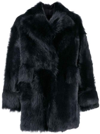 Blancha oversized shearling coat