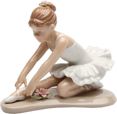 Amazon.com: Cosmos Gifts 20865 Ballerina in White Ceramic Figurine, 3-7/8-Inch: Gateway