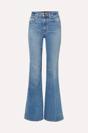 Reece High-rise Flared Jeans - Blue
