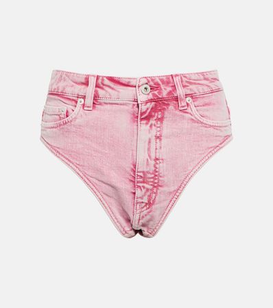 Denim Shorts in Pink - Y Project | Mytheresa