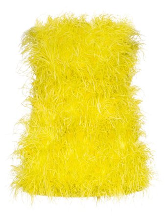 The Attico Rosie Feather-Embellished Mini Dress Ss20 | Farfetch.com