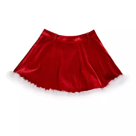 Cherrykitten Red Christmas Velvet Cami&Circle Skirt 4 Pcs Set for Sale