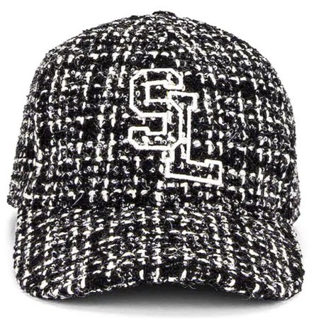 Saint Laurent tweed hat