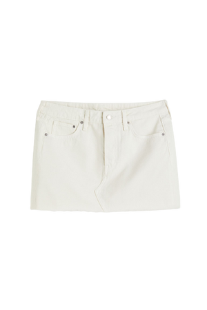H&M - Low Waist Denim Skirt