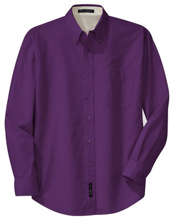 Purple Dress Shirt, Button Down