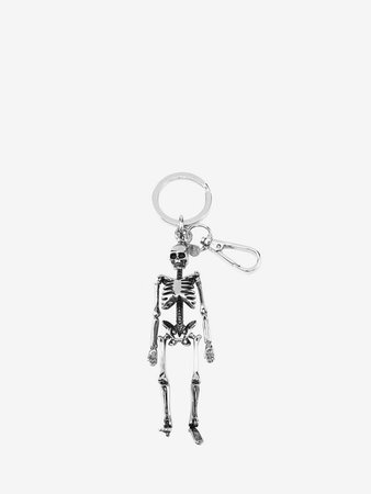 Alexander McQueen Skeleton Key Ring