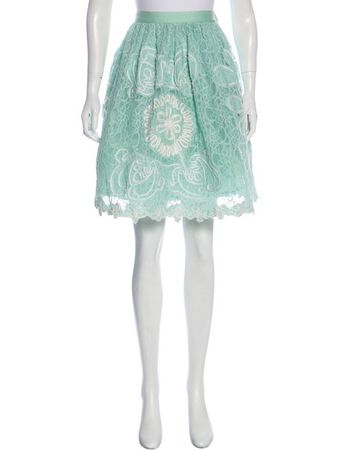 Nanushka Embroidered Lace Skirt - Clothing - WN920319 | The RealReal