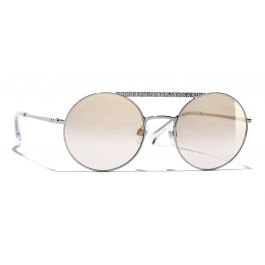 lunette ronde argenté miroir Chanel - Google Search