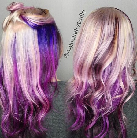 20-purple-ombre-hair-color-ideas-12.jpg (593×595)