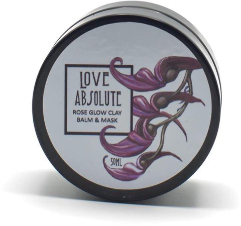 Love Absolute Skincare Rose Glow Clay Mask & Balm 50 Ml