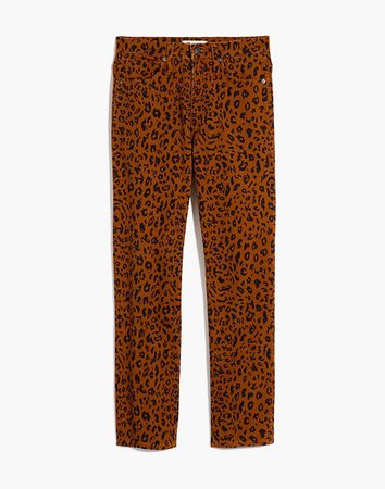 Stovepipe Jeans in Leopard