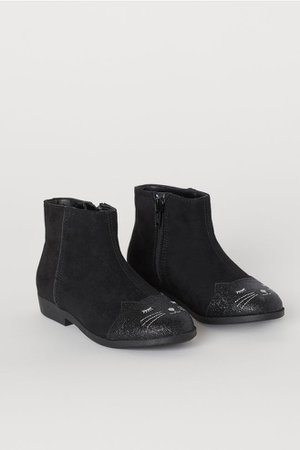 Boots - Black/cat - Kids | H&M US