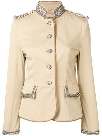 Ermanno Scervino embellished military jacket $1,391 - Buy Online - Mobile Friendly, Fast Delivery, Price