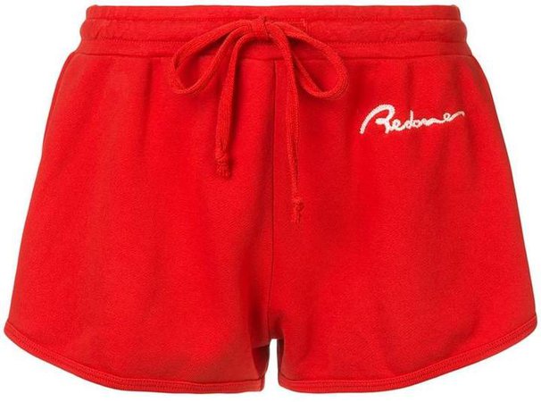 logo runner shorts