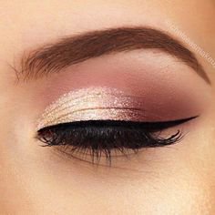 100+ Stunning Eye Makeup Ideas - Brighter Craft in 2020 | Gold makeup looks, Rose gold eye makeup, Gold eye makeup