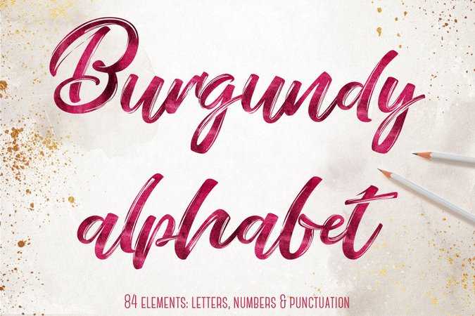 burgundy font - Google Search