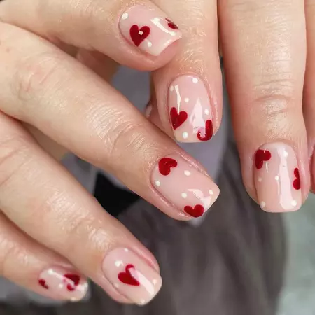 valentines nails - Google Search
