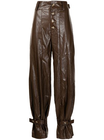 Shop Rejina Pyo high waisted Scout trousers with Express Delivery - FARFETCH