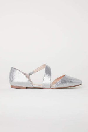 Ballet Flats - Silver