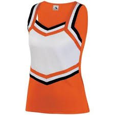 adult orange cheerleader shell top - Google Search
