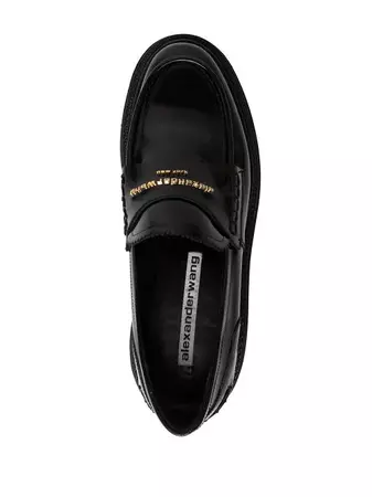 Alexander Wang Chunky Sole Leather Loafers - Farfetch