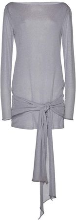 Zeynep Arçay Wrap Knit Mini Dress