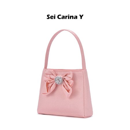 Sei Carina Y flower butterfly drill buckle hand bag 2022 new handbag niche design wild bag women
