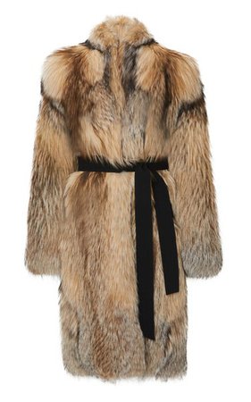 Smokey Fox Fur Cocoon Coat By Lapointe | Moda Operandi