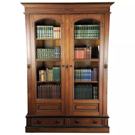 American Victorian Bookcase c.1870 : Dixon's Antiques | Ruby Lane
