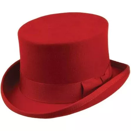 red top hat