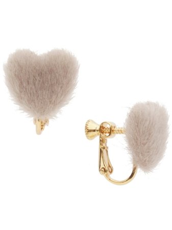 Flower Heart Earrings (Accessories / Earrings) | grove (Glove) mail order | Fashion Walker