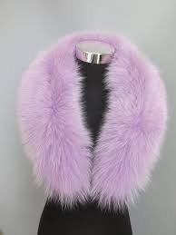 light purple fur scarf - Google Search