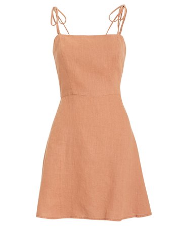 Honorine | Poppy Linen Mini Dress