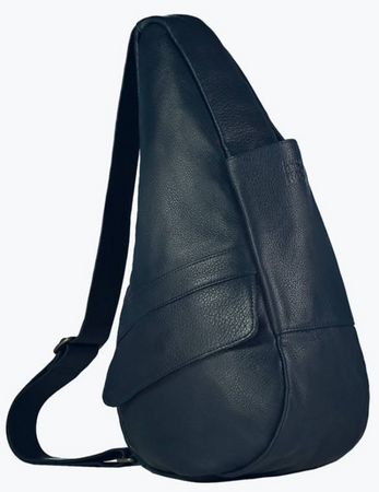 Navy blue sling backpack