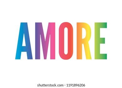 Colored Rainbow Text Word Creative Vector Stock Vector (Royalty Free) 1471986686 | Shutterstock