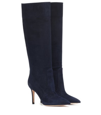 Susan 85 Suede Knee-High Boots | Gianvito Rossi - Mytheresa