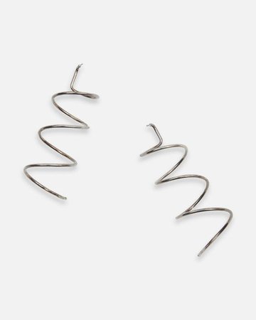Beaufille Women's Spiral Drop Earrings