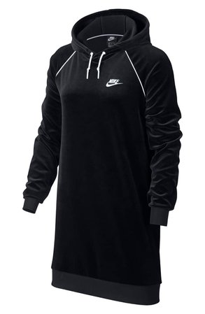 Nike NSW Hooded Velour Dress | Nordstrom