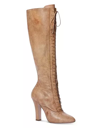 Miu Miu Women's Calzature Donna Lace Up High-Heel Boots | Bloomingdale's