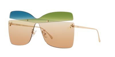 Fendi FN000438 Grey-Black & Blue Sunglasses | Sunglass Hut USA