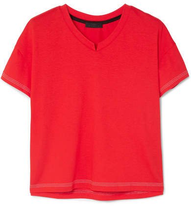 The Range - Stark Cotton-jersey T-shirt - Red