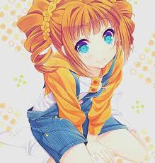pretty orange hair anime girl - Google Search