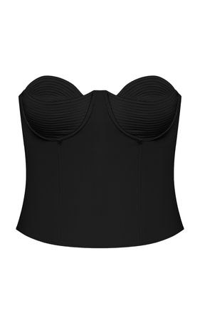 Strapless Cup-Detailed Corset Top By Anna October | Moda Operandi