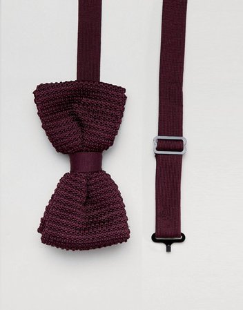 Religion | Religion wedding knitted bow tie in burgundy
